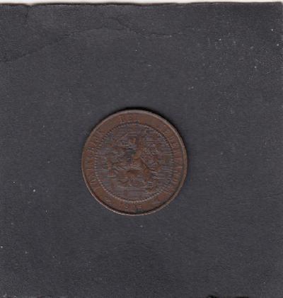 Beschrijving: 2 1/2 Cent WILHELMINA